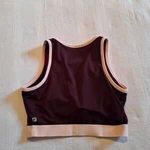 Fabletics women's sports bra maroon size XS